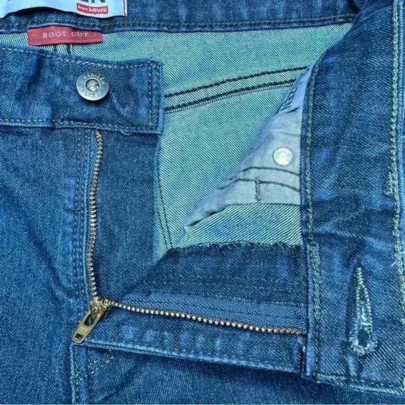 Denizen From Levi’s Boot Cut Jeans Dark Wash Size 8M - Picture 6 of 16